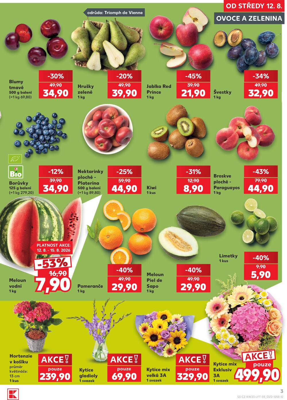 Kaufland 12.8. - 18.8. - Kaufland - Praha 3 (Jarov)