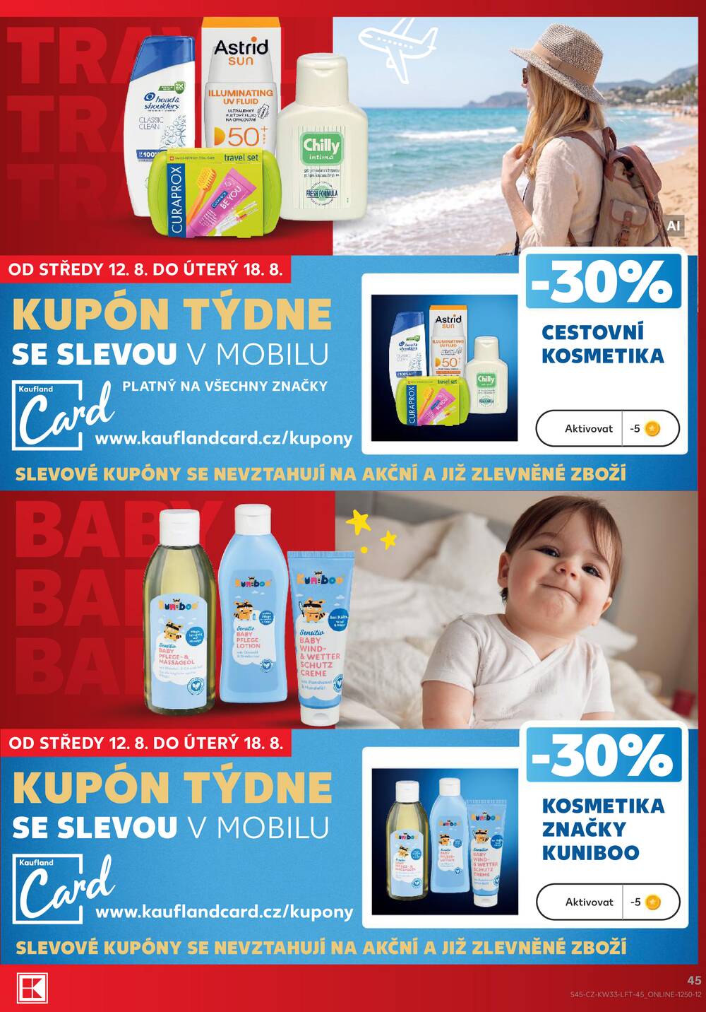 Leták Kaufland - Kaufland 12.8. - 18.8. - Kaufland - Praha 4 (Michle) - strana 45