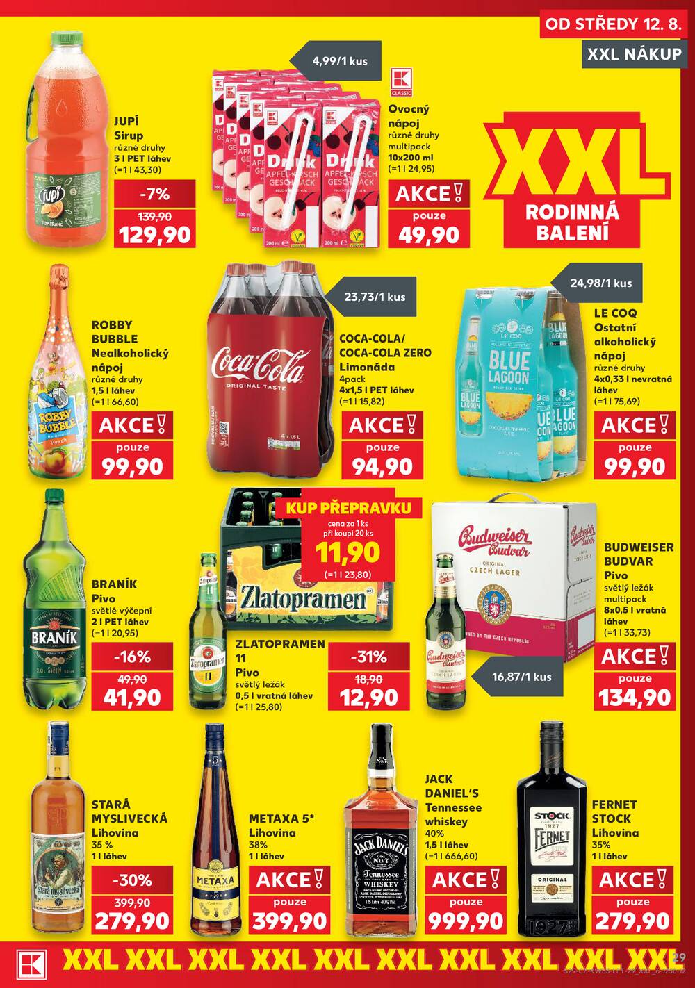 Kaufland 12.8. - 18.8. - Kaufland - Veselí nad Lužnicí - Budějovická