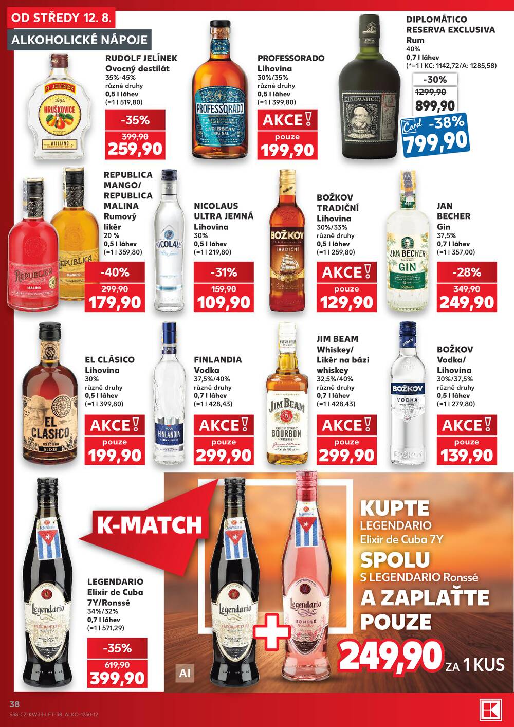 Kaufland 12.8. - 18.8. - Kaufland - Veselí nad Lužnicí - Budějovická
