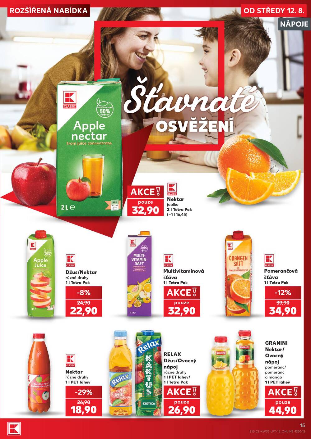Leták Kaufland - Kaufland 12.8. - 18.8. - Kaufland - Děčín - strana 15 Leták Kaufland - Kaufland 12.8. - 18.8. - Kaufland - Děčín - strana 15