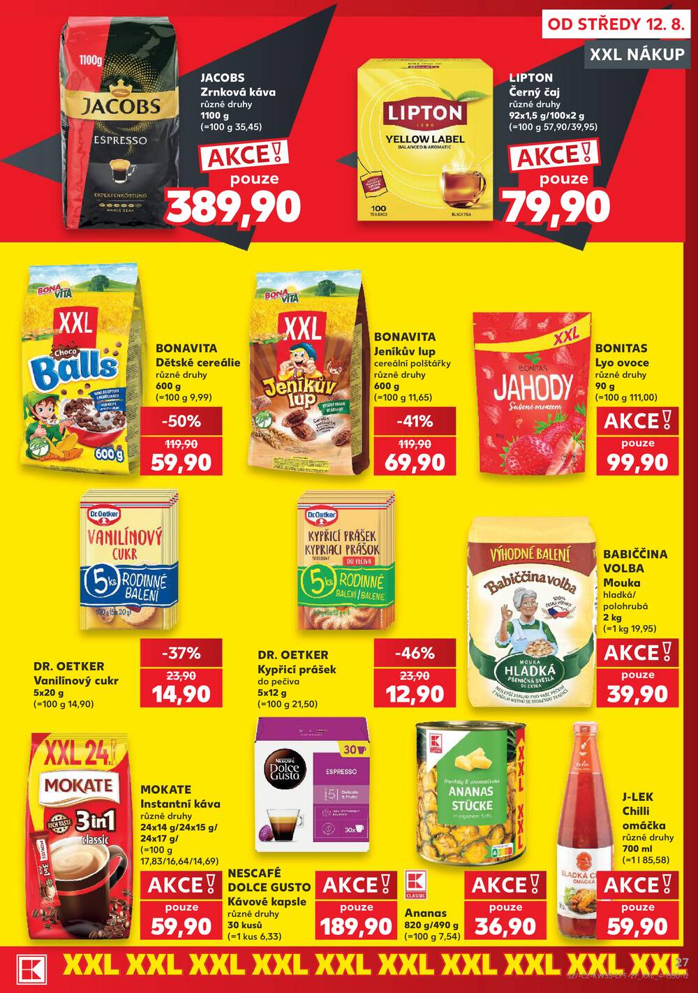 Kaufland 12.8. - 18.8. - Kaufland - Teplice (Čs. Dobrovolců)