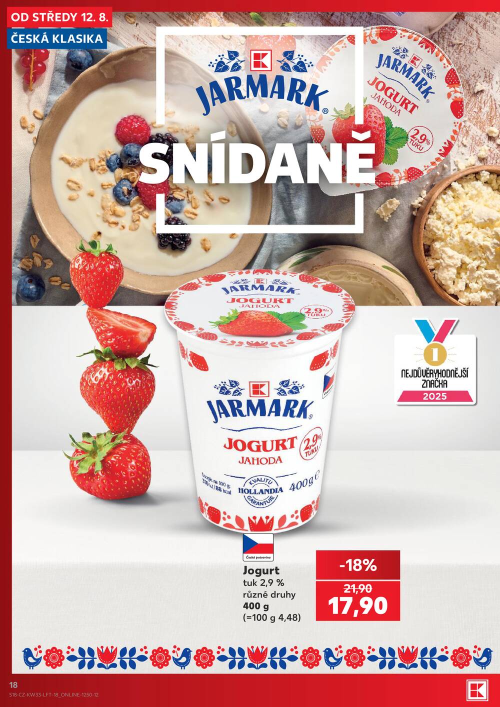 Kaufland 12.8. - 18.8. - Kaufland - Vyškov