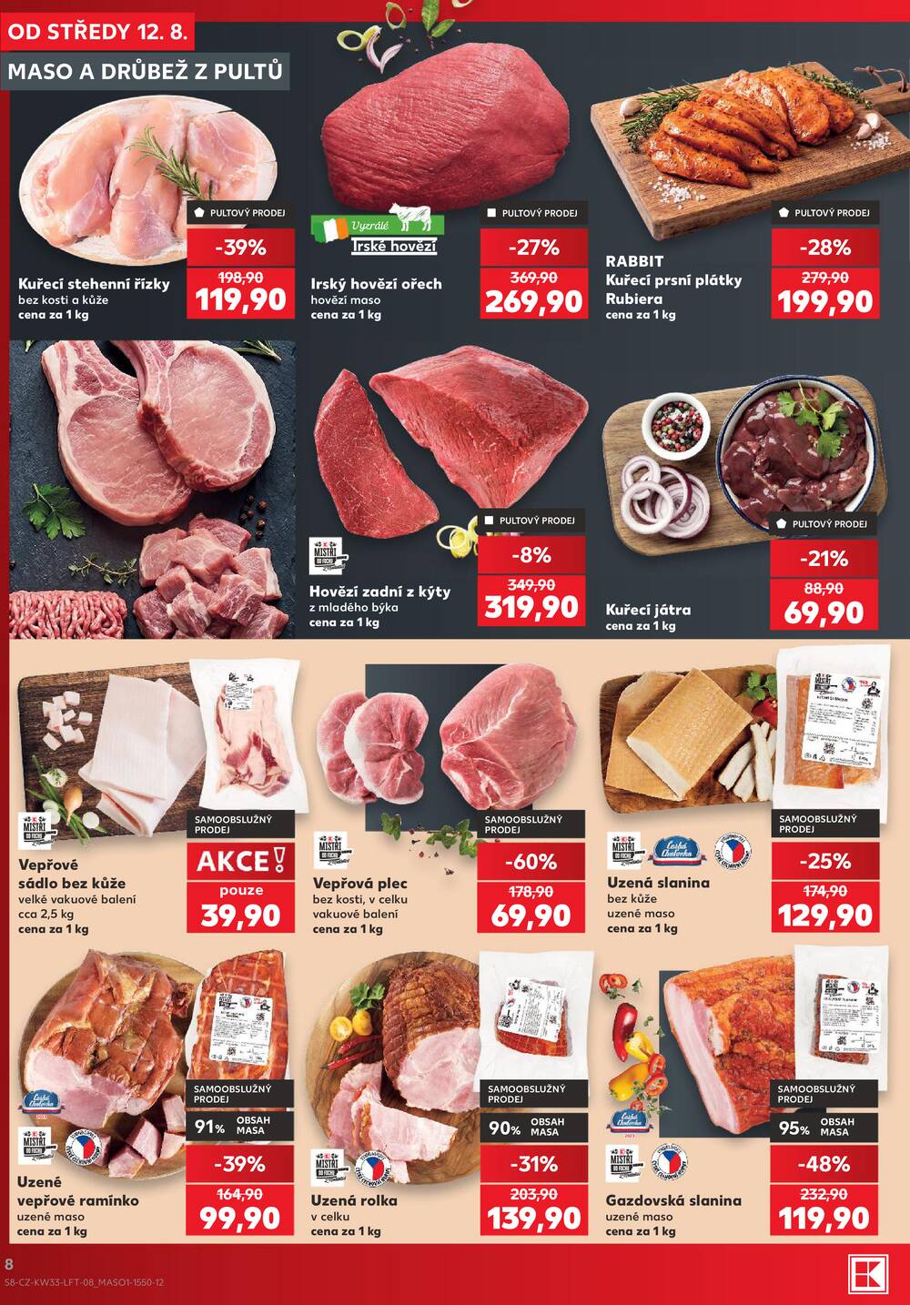 Kaufland 12.8. - 18.8. - Kaufland - Rychnov nad Kněžnou