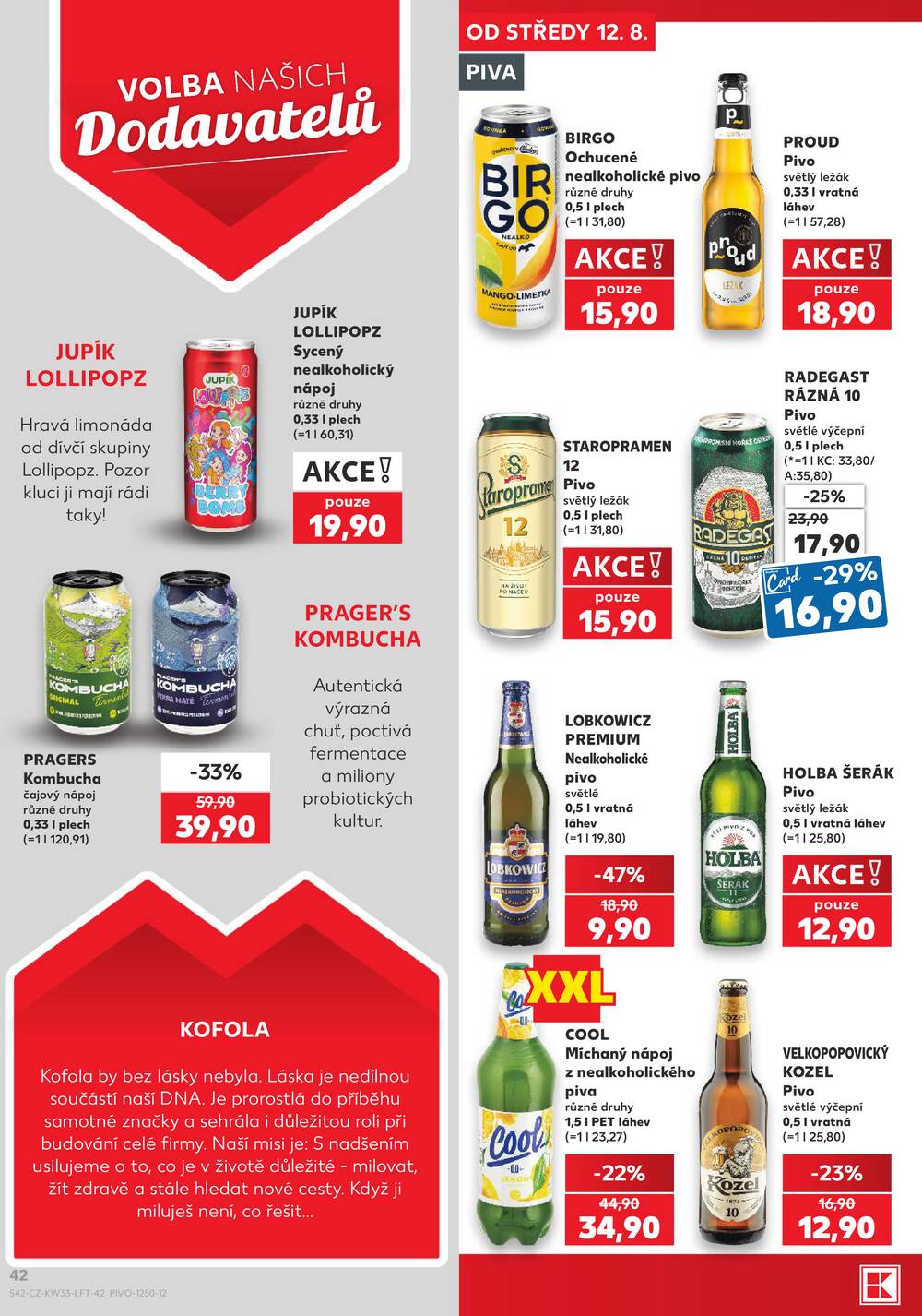Kaufland 12.8. - 18.8. - Kaufland - Rychnov nad Kněžnou