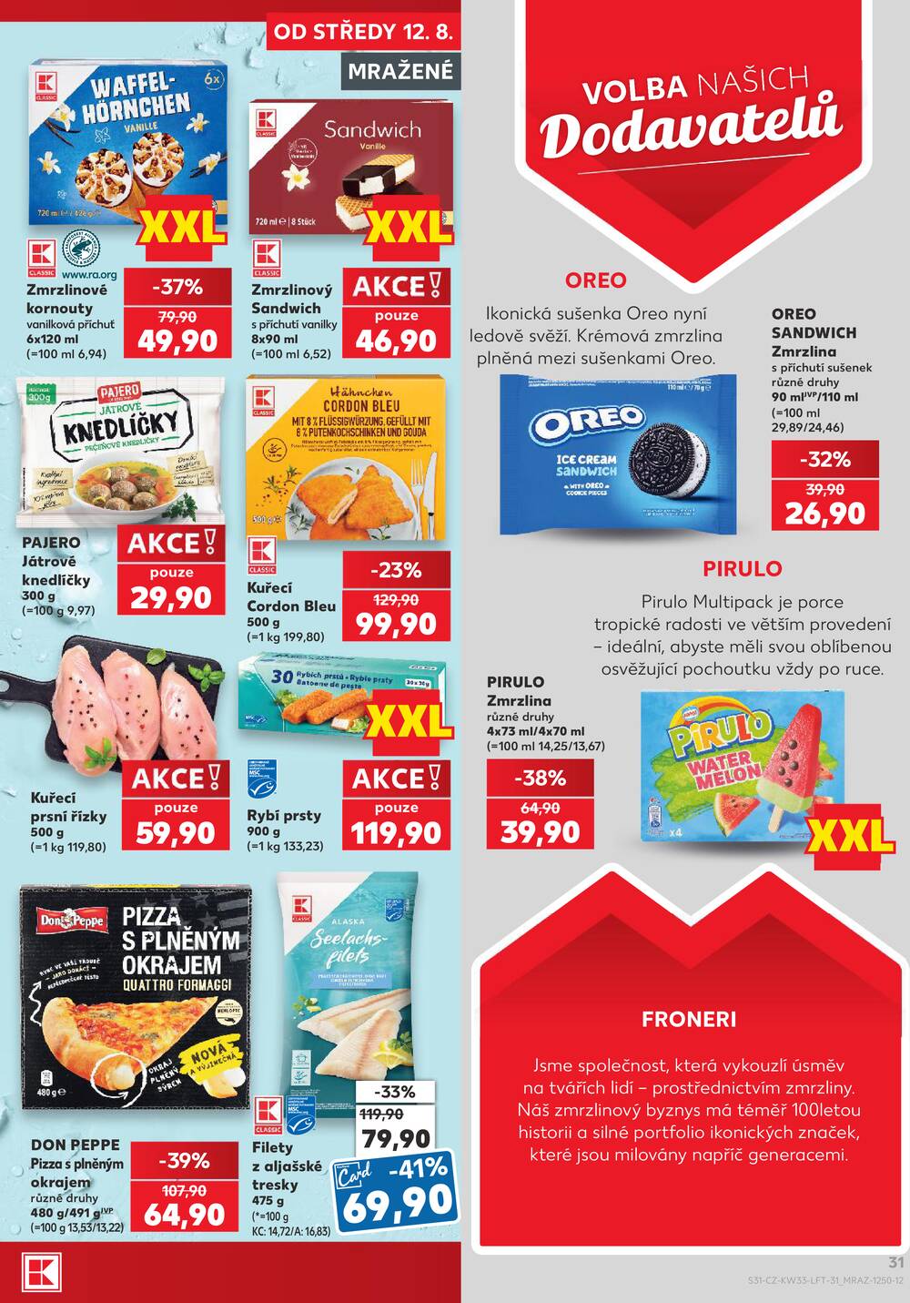 Kaufland 12.8. - 18.8. - Kaufland - Znojmo (Dukelských bojovníků)