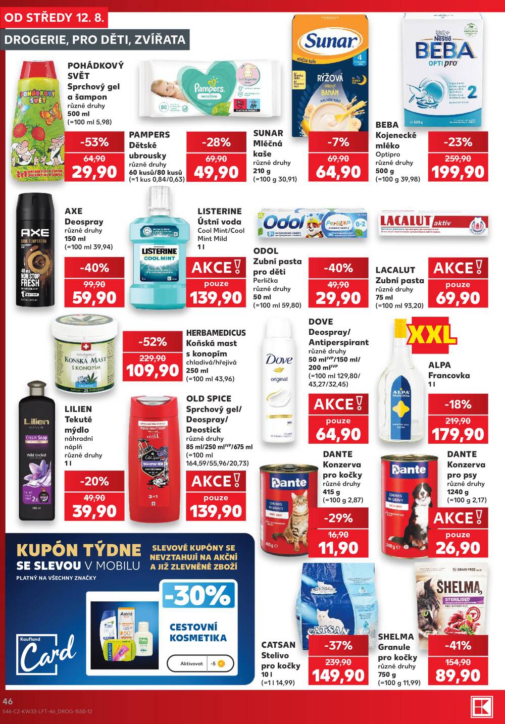 Leták Kaufland - Kaufland 12.8. - 18.8. - Kaufland - Pelhřimov - strana 46 Leták Kaufland - Kaufland 12.8. - 18.8. - Kaufland - Pelhřimov - strana 46