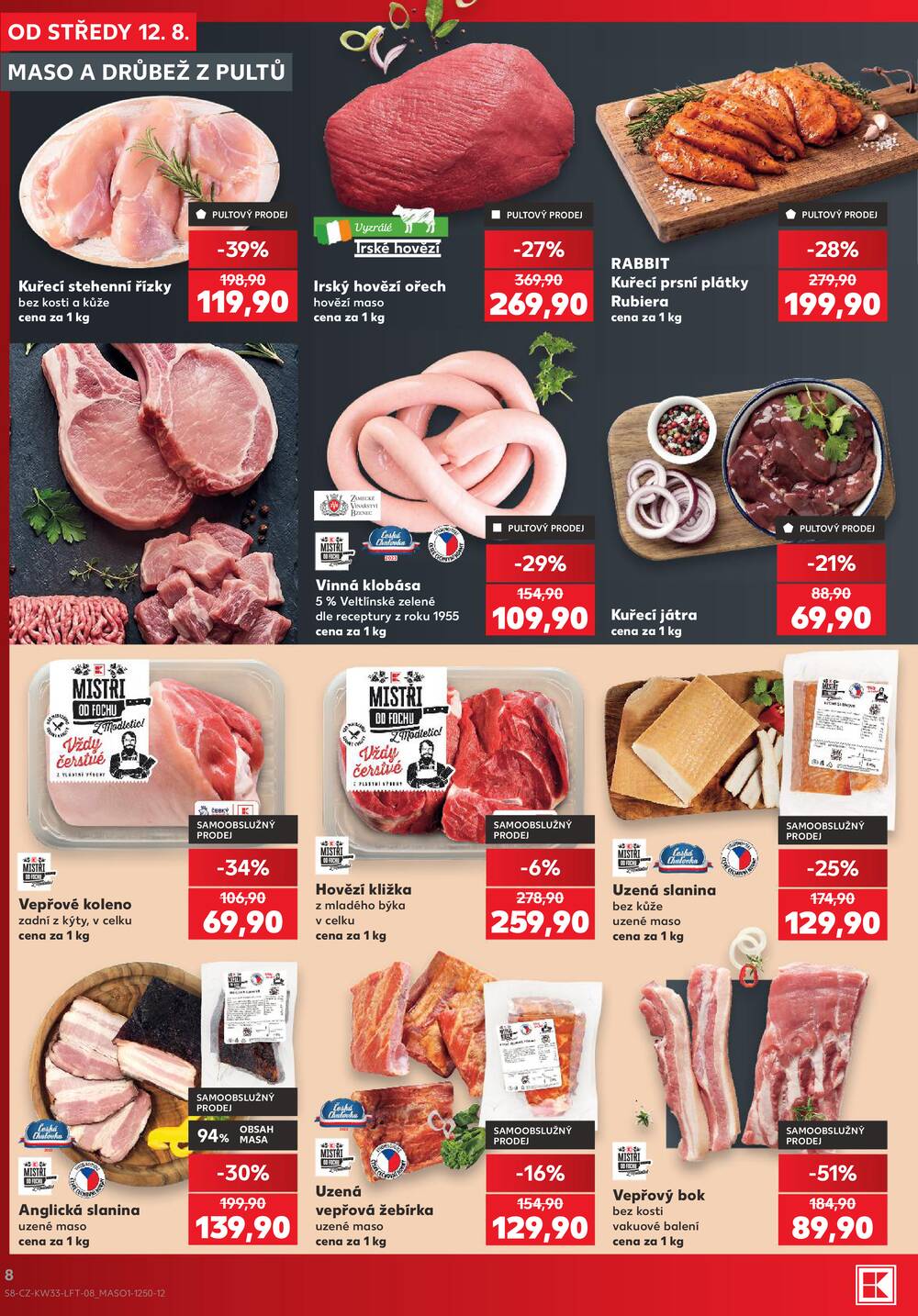 Leták Kaufland - Kaufland 12.8. - 18.8. - Kaufland Humpolec - strana 8 Leták Kaufland - Kaufland 12.8. - 18.8. - Kaufland Humpolec - strana 8
