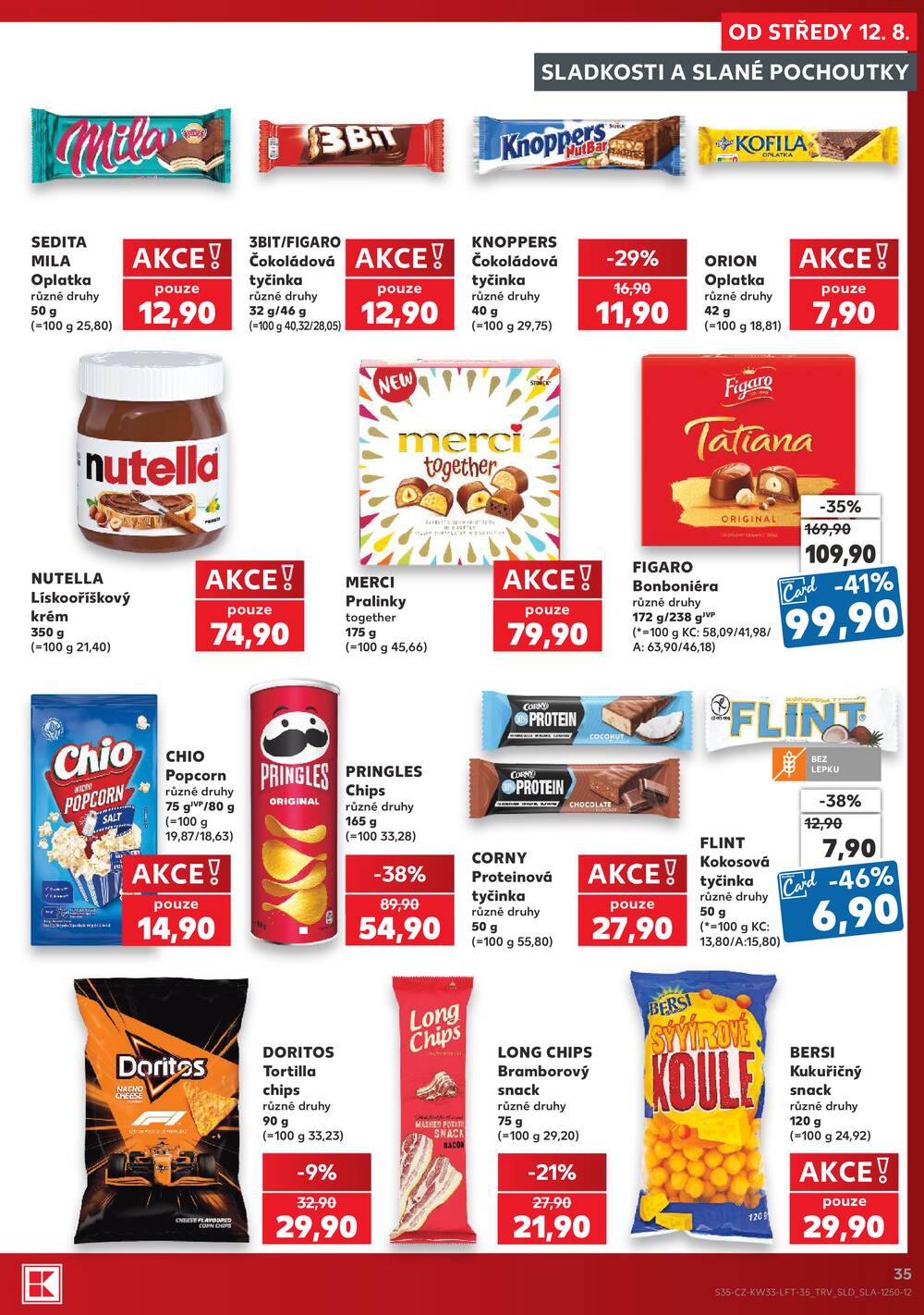 Leták Kaufland - Kaufland 12.8. - 18.8. - Kaufland Humpolec - strana 35 Leták Kaufland - Kaufland 12.8. - 18.8. - Kaufland Humpolec - strana 35