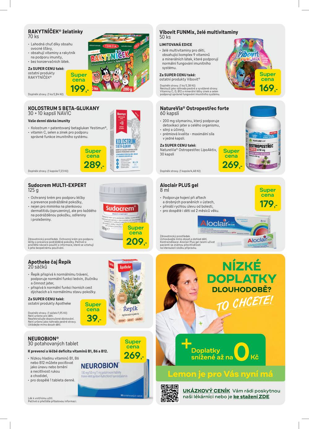 Leták Lékárna LEMON - Lékárna LEMON od 1.9. do 30.9.2026 - strana 2 Leták Lékárna LEMON - Lékárna LEMON od 1.9. do 30.9.2026 - strana 2