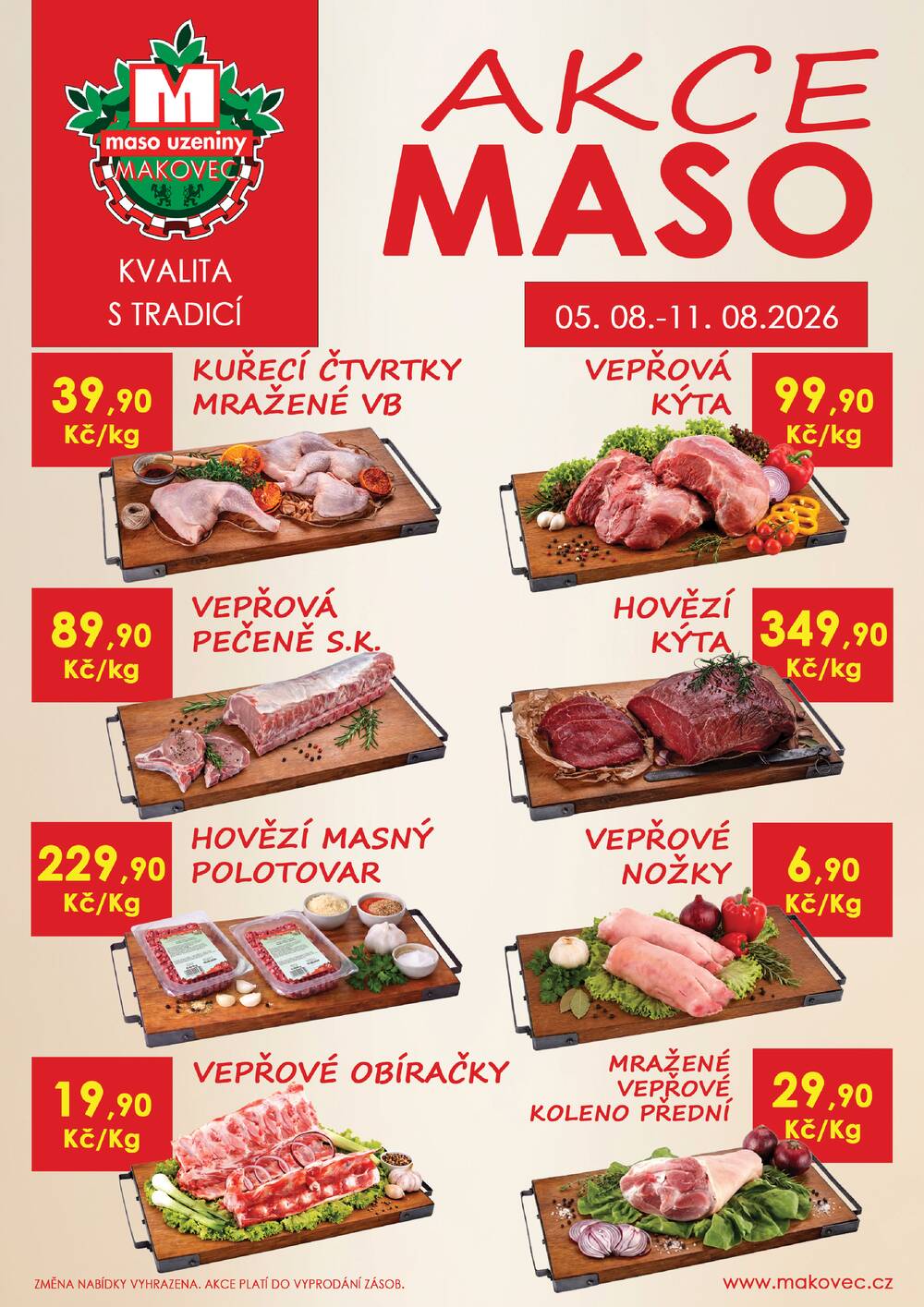 Leták MAKOVEC a.s. – maso uzeniny - Makovec 8.skupina od 12.8. do 18.8.2026 - strana 1 Leták MAKOVEC a.s. – maso uzeniny - Makovec 8.skupina od 12.8. do 18.8.2026 - strana 1