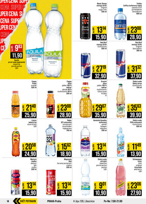 JIP Cash & Carry Brno, Praha, Ostrava, Jilemnice, Pardubice, Ostrava, Karlovy Vary, Olomouc a Zlín od 12.8. do 18.8.2026