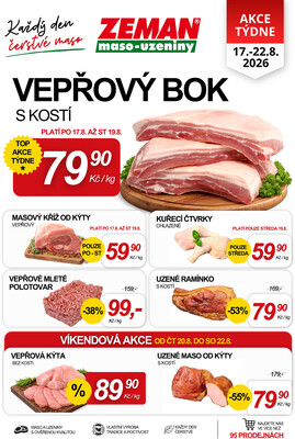 ZEMAN maso-uzeniny : 1 leták