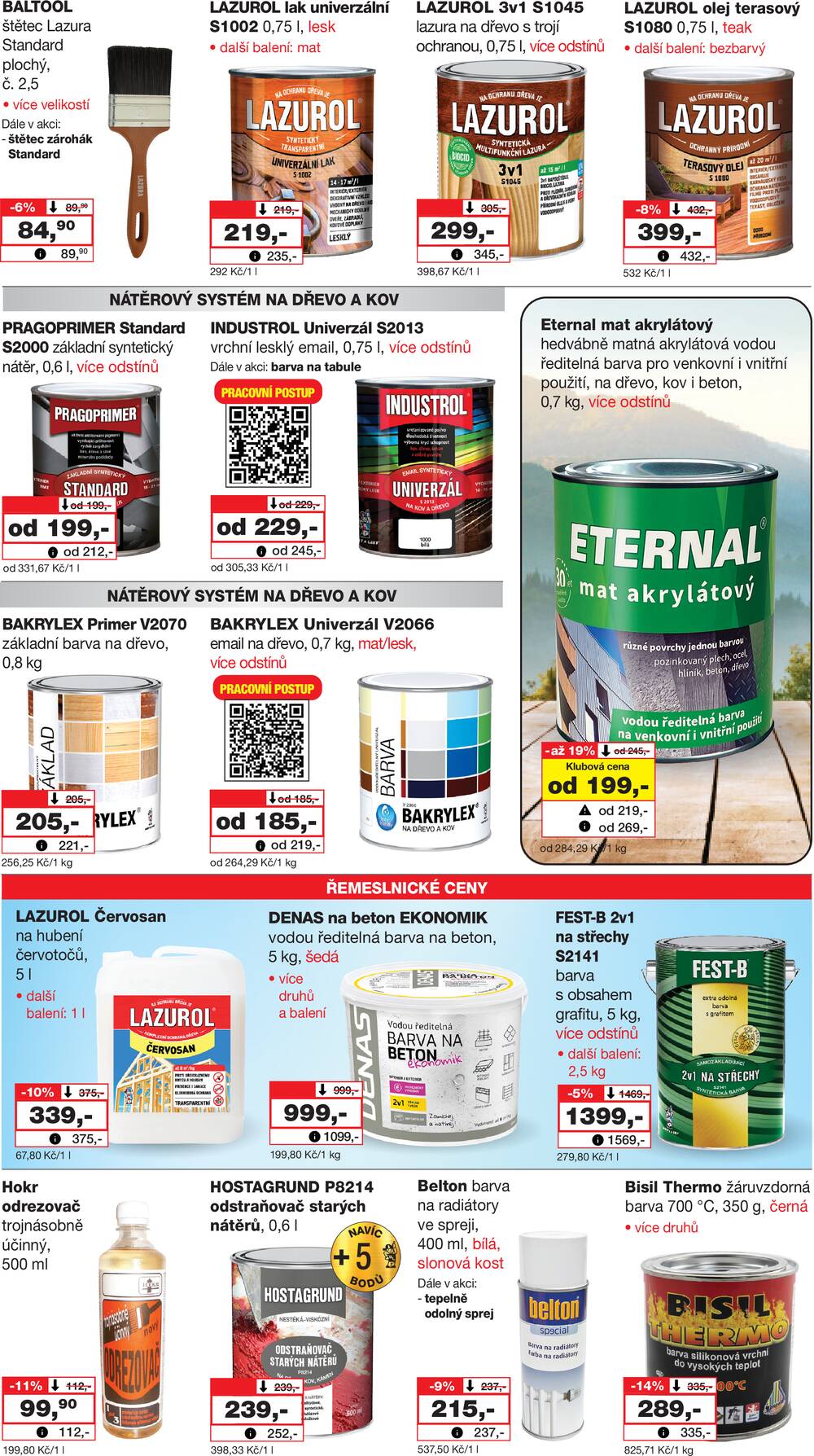 Leták Barvy a laky drogerie  - Barvy a laky drogerie od 15.8. do 4.9.2026 - strana 2
