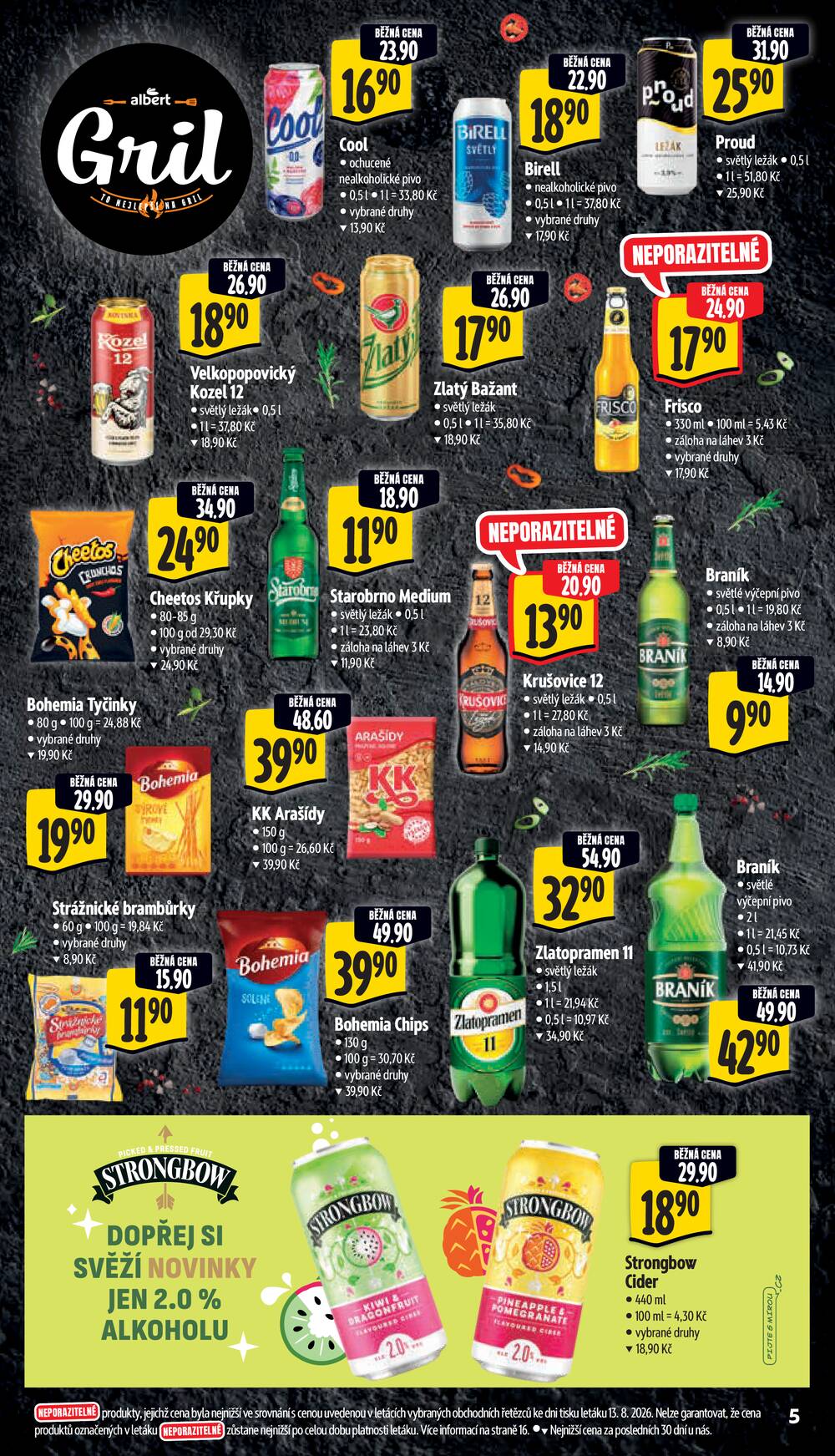 Leták Albert - Albert Supermarket od 19.8. do 25.8.2026 - strana 5 Leták Albert - Albert Supermarket od 19.8. do 25.8.2026 - strana 5