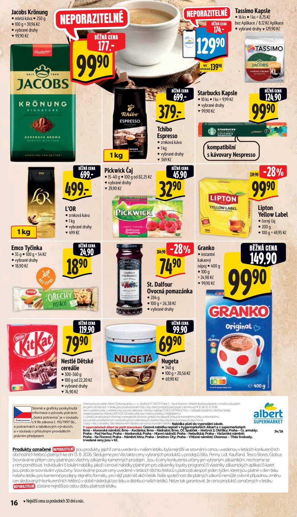 Albert Supermarket od 19.8. do 25.8.2026