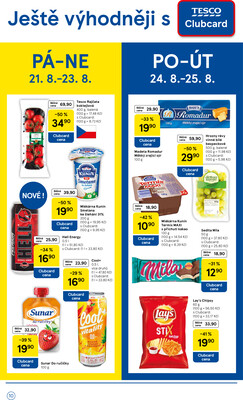 Tesco supermarkety od 19.8. do 25.8.2026