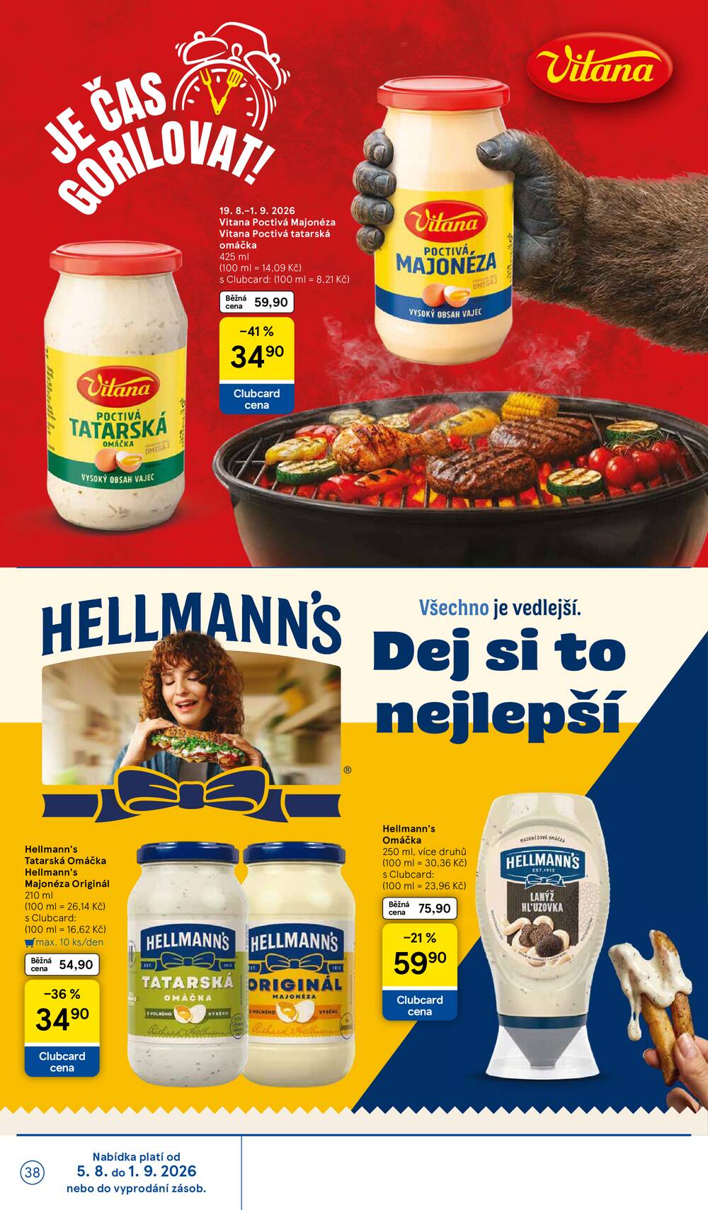Tesco hypermarkety od 19.8. do 25.8.2026