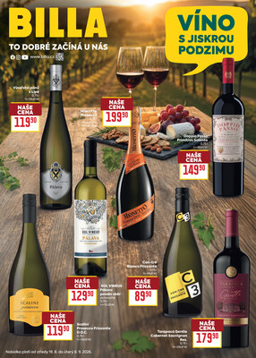 Leták Billa katalog Víno od 19.8. do 8.9.2026