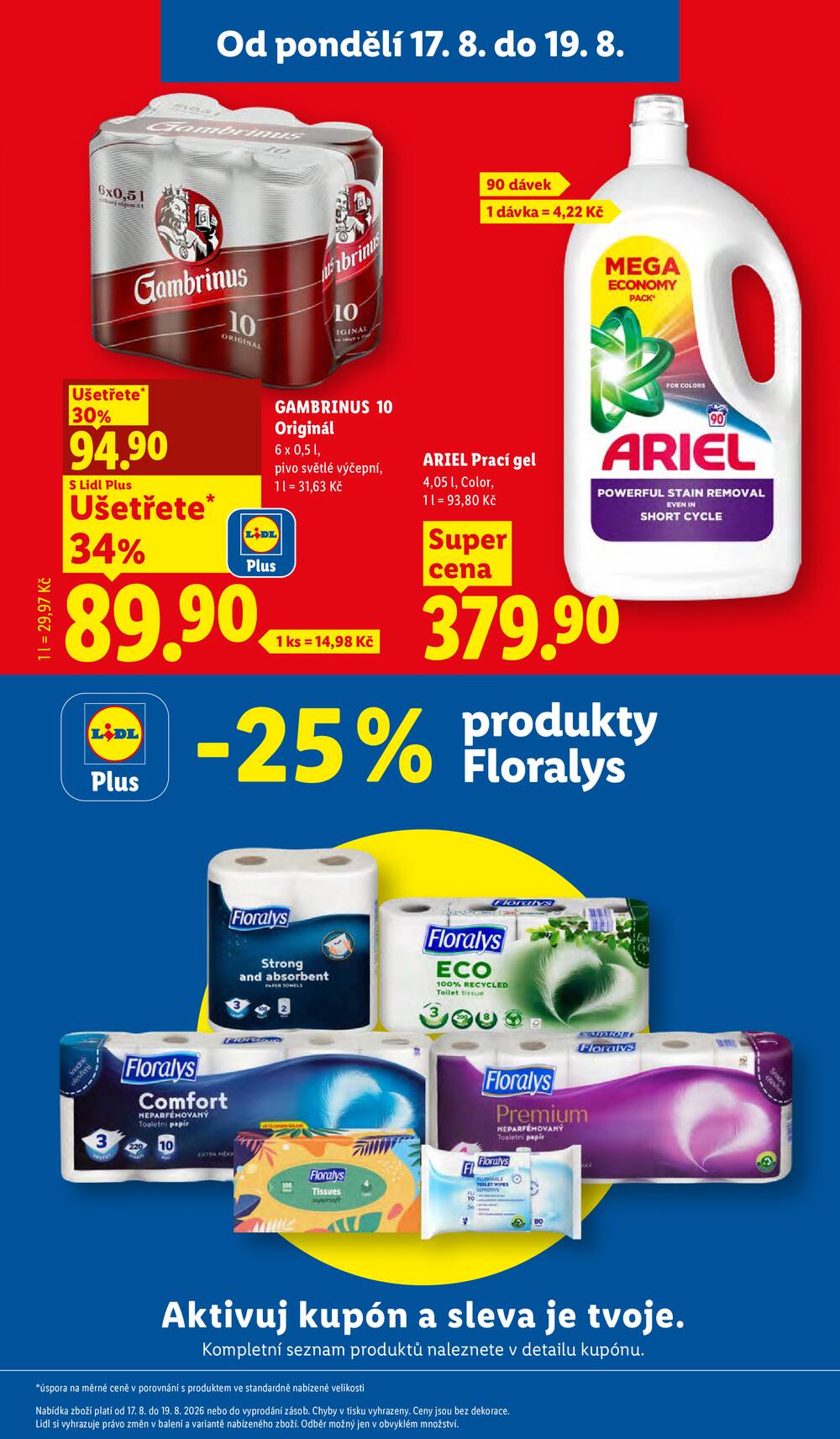 Lidl od 17.8. do 19.8.2026