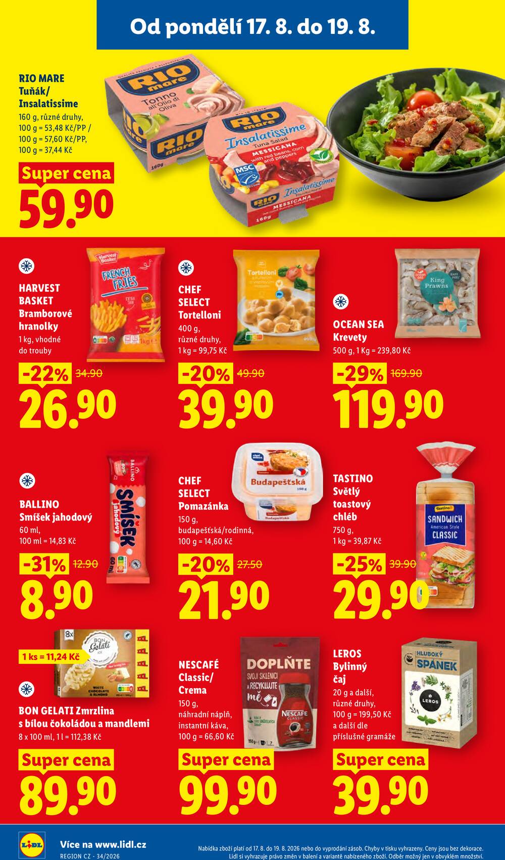Lidl od 17.8. do 19.8.2026