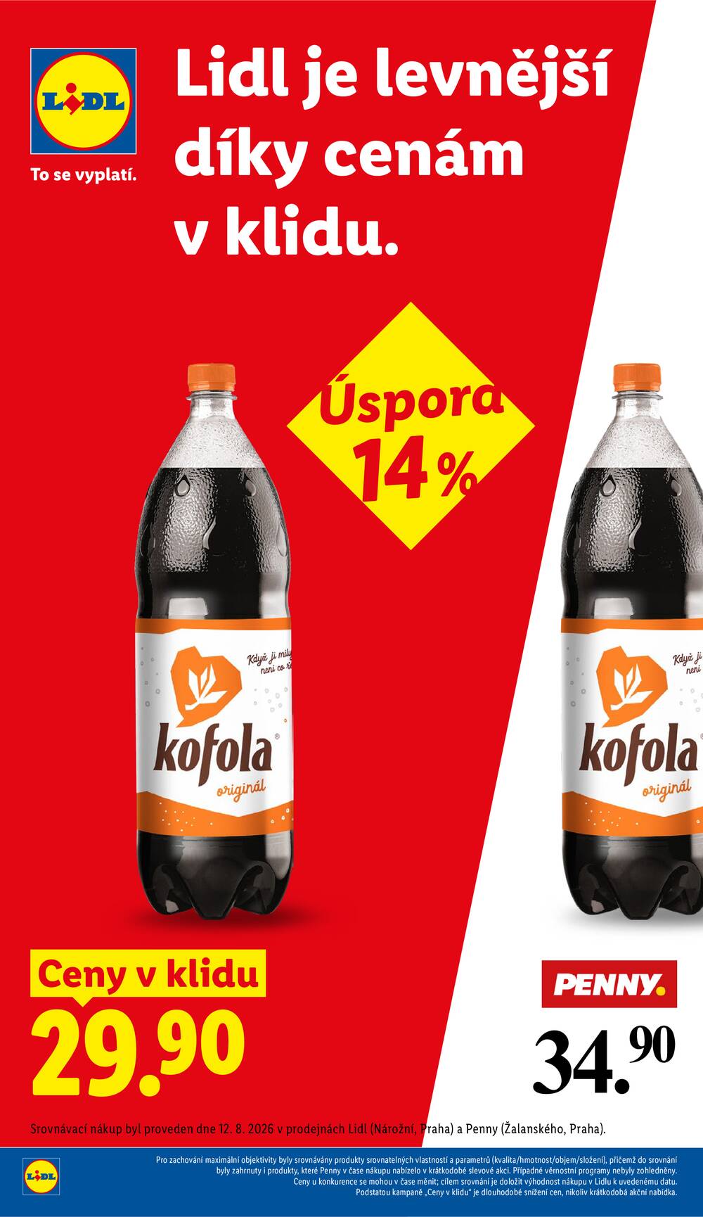 Lidl Čtvrtek od 20.8. do 23.8.2026