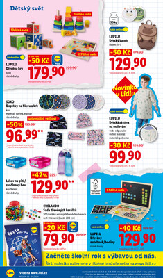 Lidl Čtvrtek od 20.8. do 23.8.2026