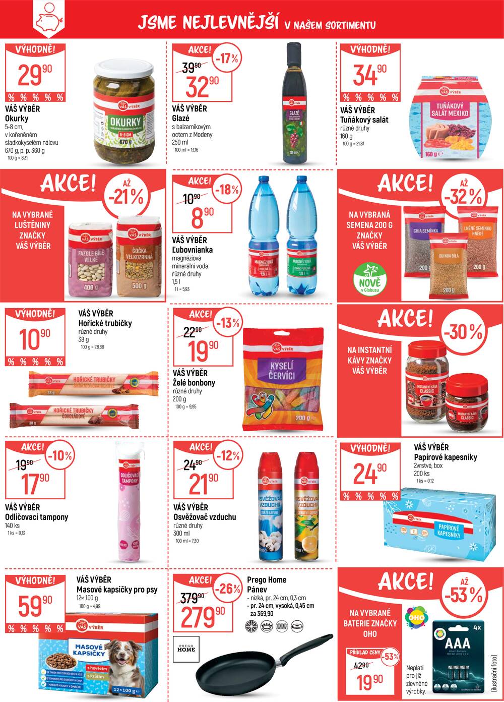 Akční leták Globus 19.8. - 25.8.2026 - Globus Praha - Čakovice