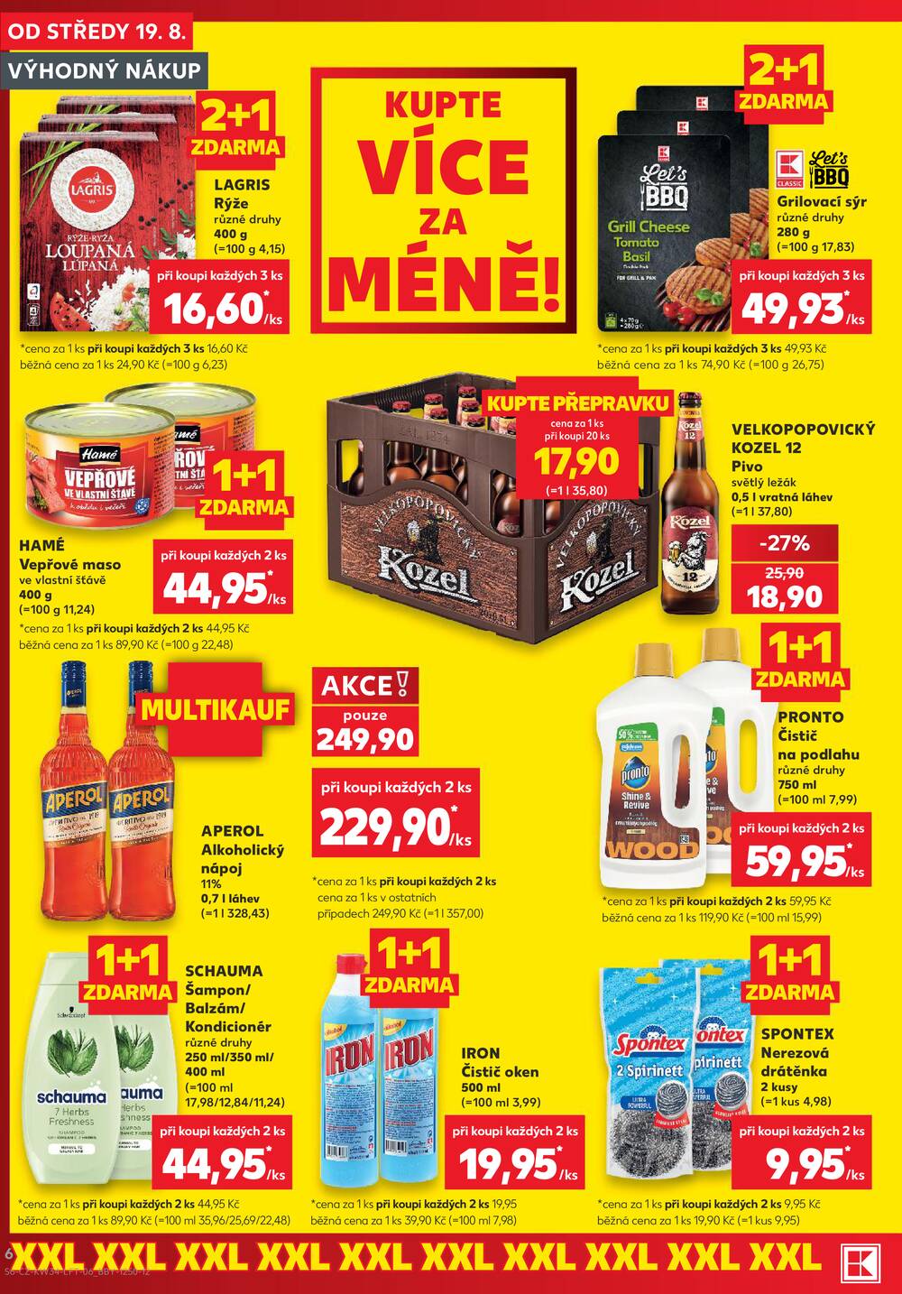 Kaufland 19.8. - 25.8. - Kaufland - Čáslav
