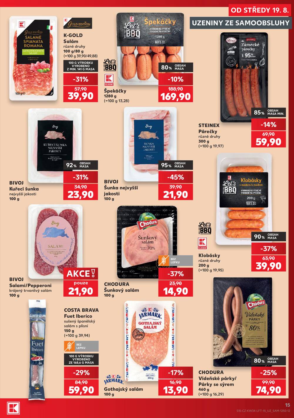 Kaufland 19.8. - 25.8. - Kaufland - Čáslav