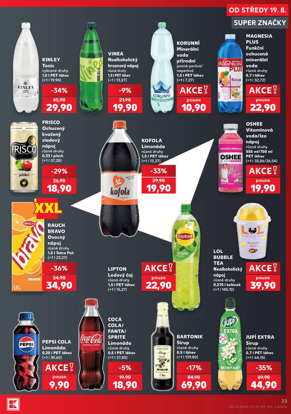 Kaufland 19.8. - 25.8. - Kaufland - Čáslav