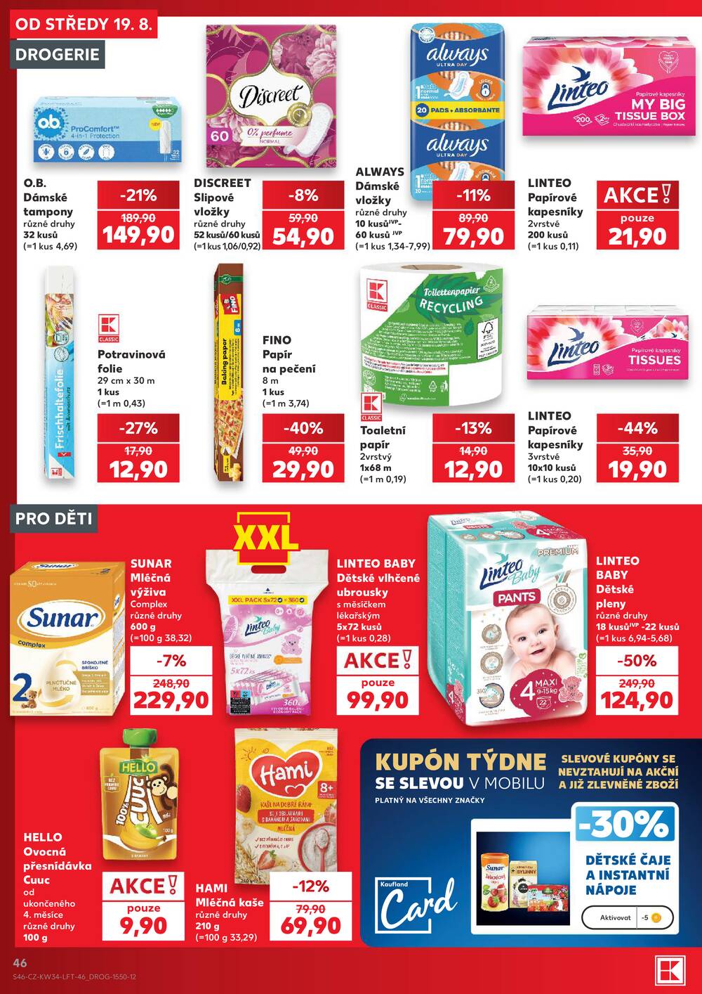 Kaufland 19.8. - 25.8. - Kaufland - Čáslav