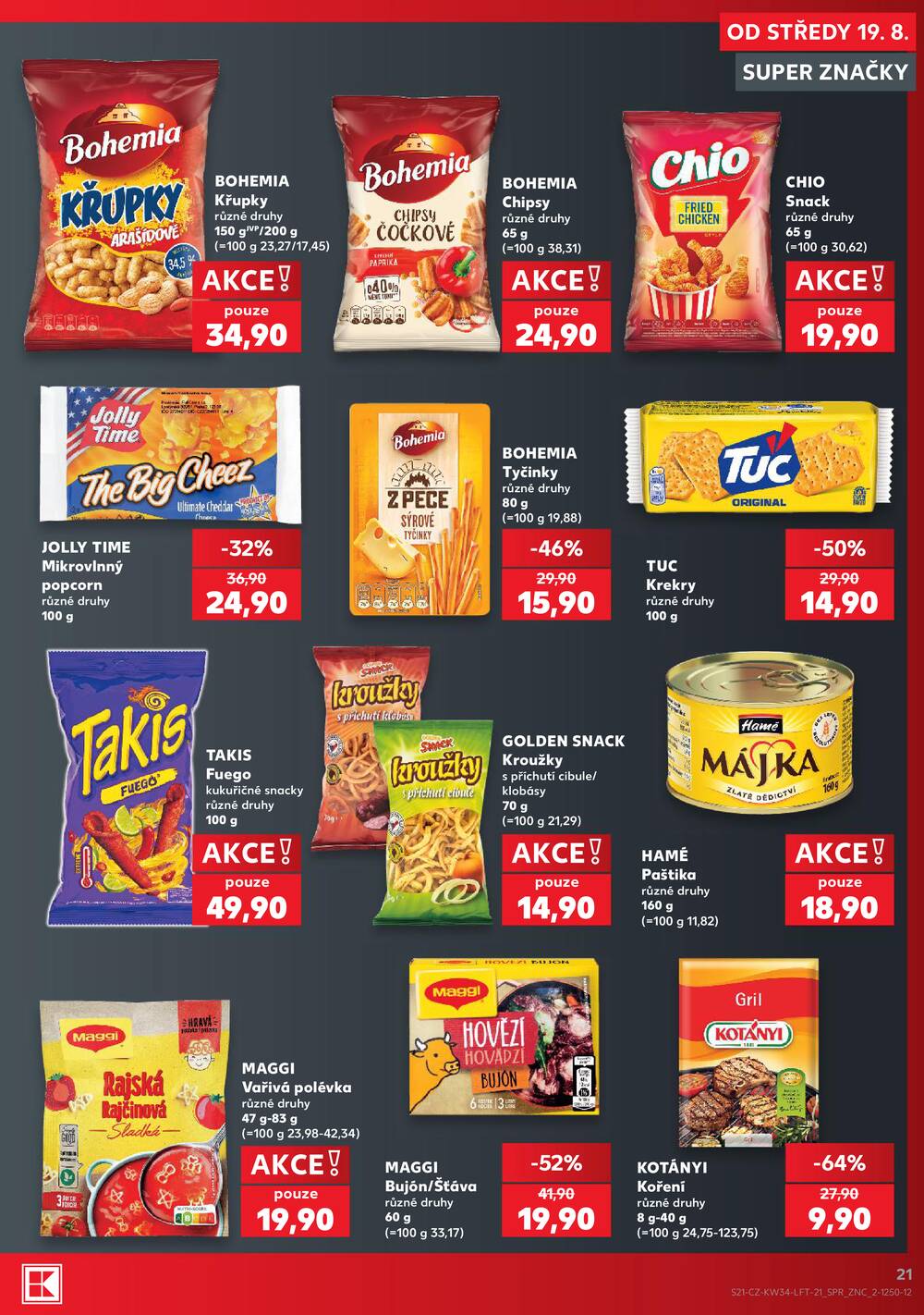 Kaufland 19.8. - 25.8. - Kaufland - Jindřichův Hradec