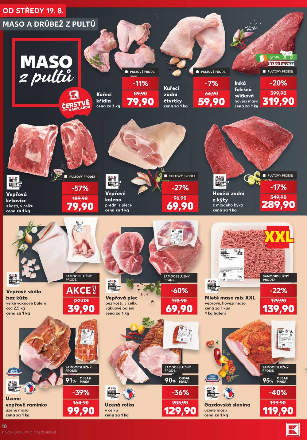 Leták Kaufland - Kaufland 19.8. - 25.8. - Kaufland - Třebíč Brněnská - strana 10 Leták Kaufland - Kaufland 19.8. - 25.8. - Kaufland - Třebíč Brněnská - strana 10