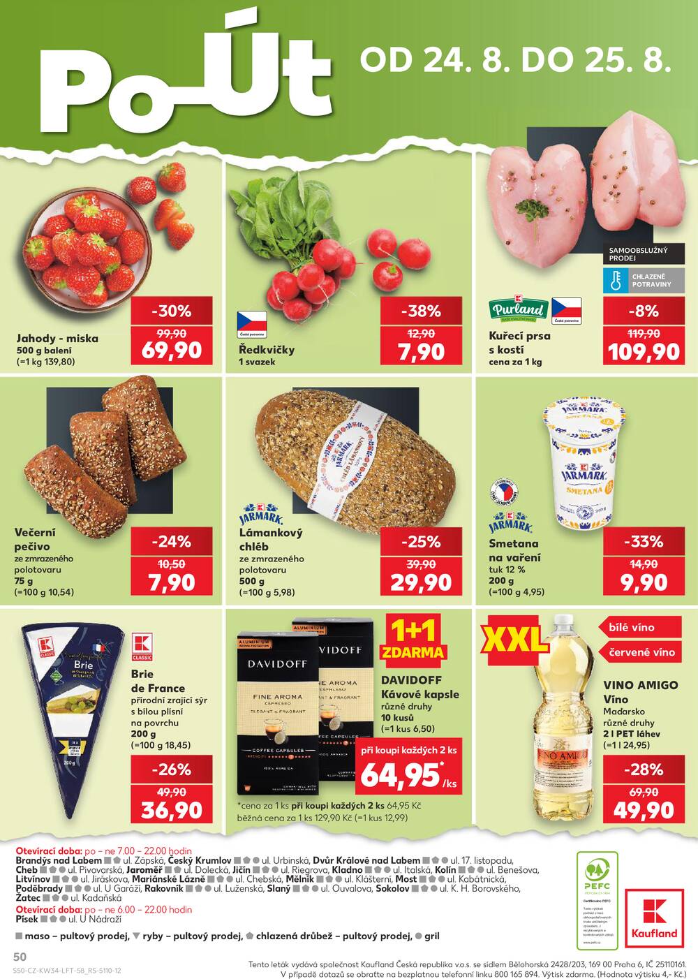 Kaufland 19.8. - 25.8. - Kaufland - Jaroměř