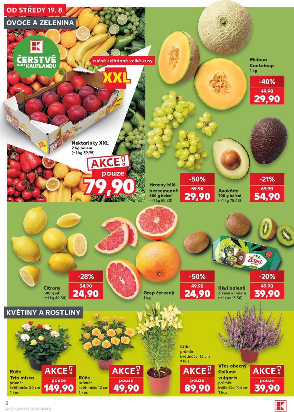 Kaufland 19.8. - 25.8. - Kaufland - Otrokovice
