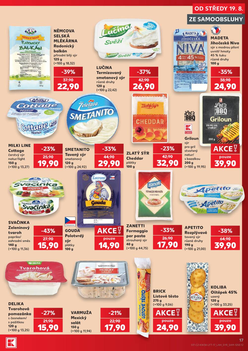 Kaufland 19.8. - 25.8. - Kaufland - Otrokovice