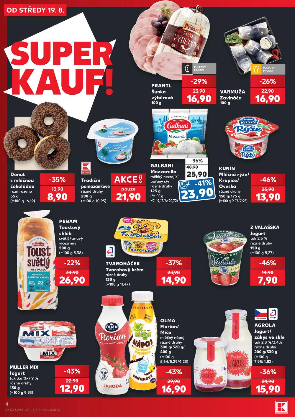 Kaufland 19.8. - 25.8. - Kaufland - Lanškroun