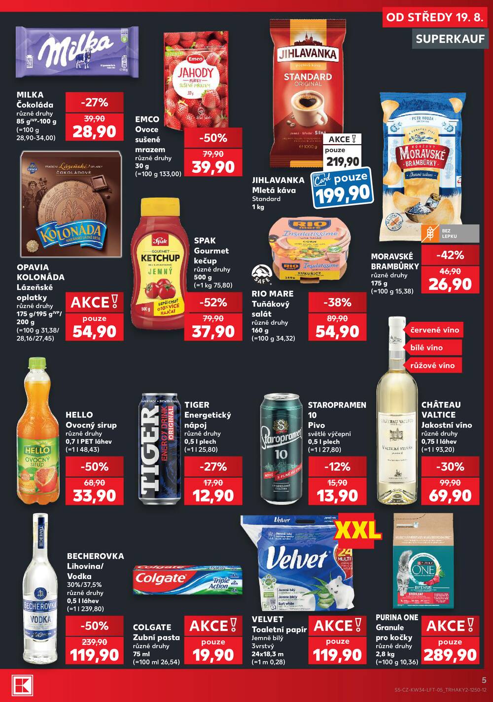 Kaufland 19.8. - 25.8. - Kaufland - Zábřeh na Moravě