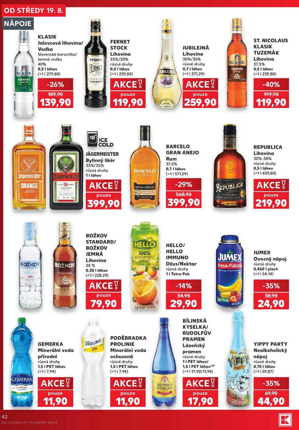 Kaufland 19.8. - 25.8. - Kaufland - Zábřeh na Moravě