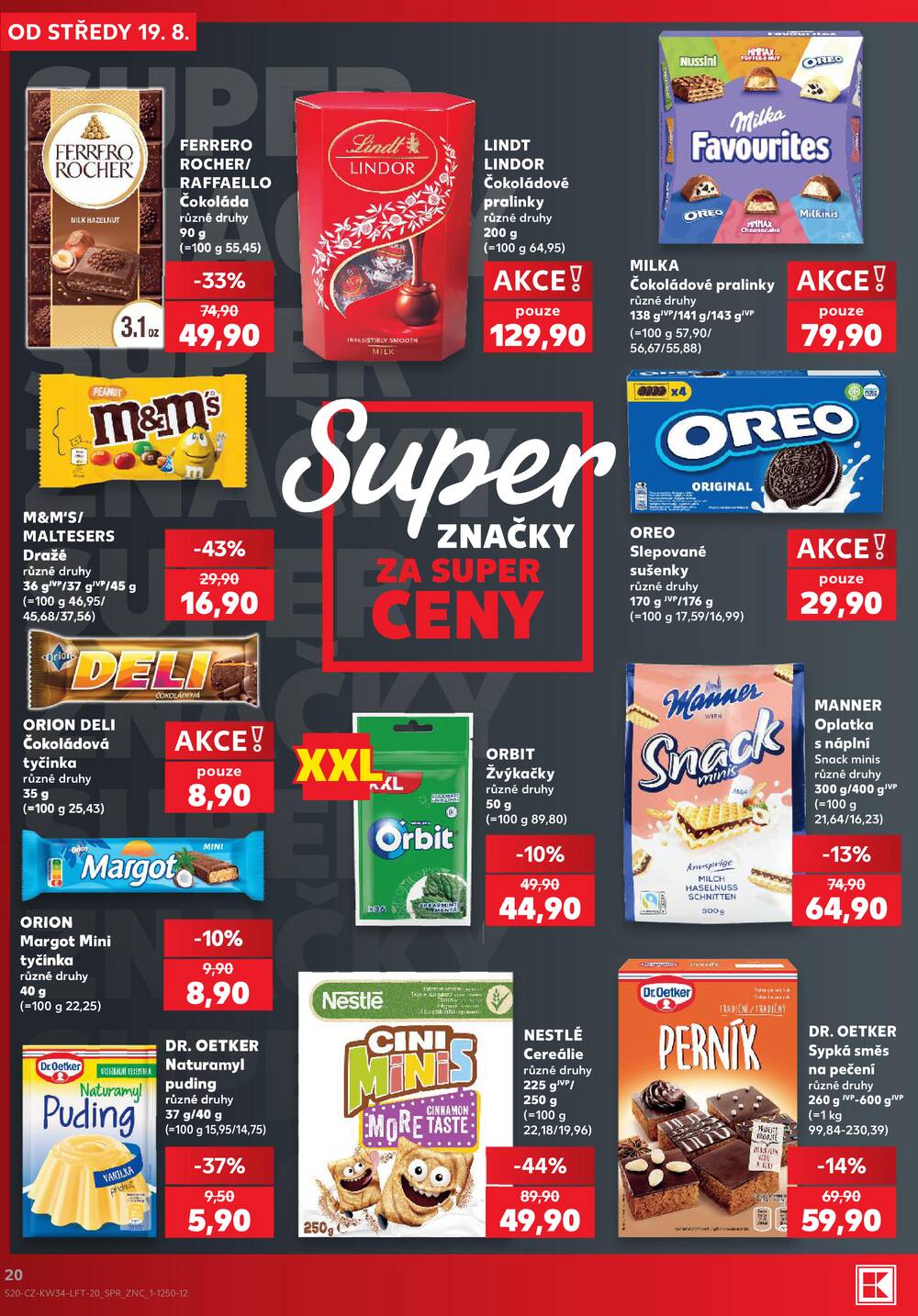 Kaufland 19.8. - 25.8. - Kaufland - Vrchlabí