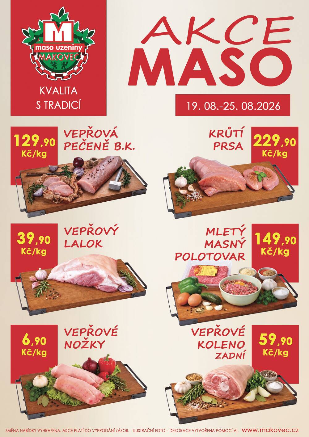 Leták MAKOVEC a.s. – maso uzeniny - Makovec 3.skupina od 19.8. do 25.8.2026 - strana 1 Leták MAKOVEC a.s. – maso uzeniny - Makovec 3.skupina od 19.8. do 25.8.2026 - strana 1