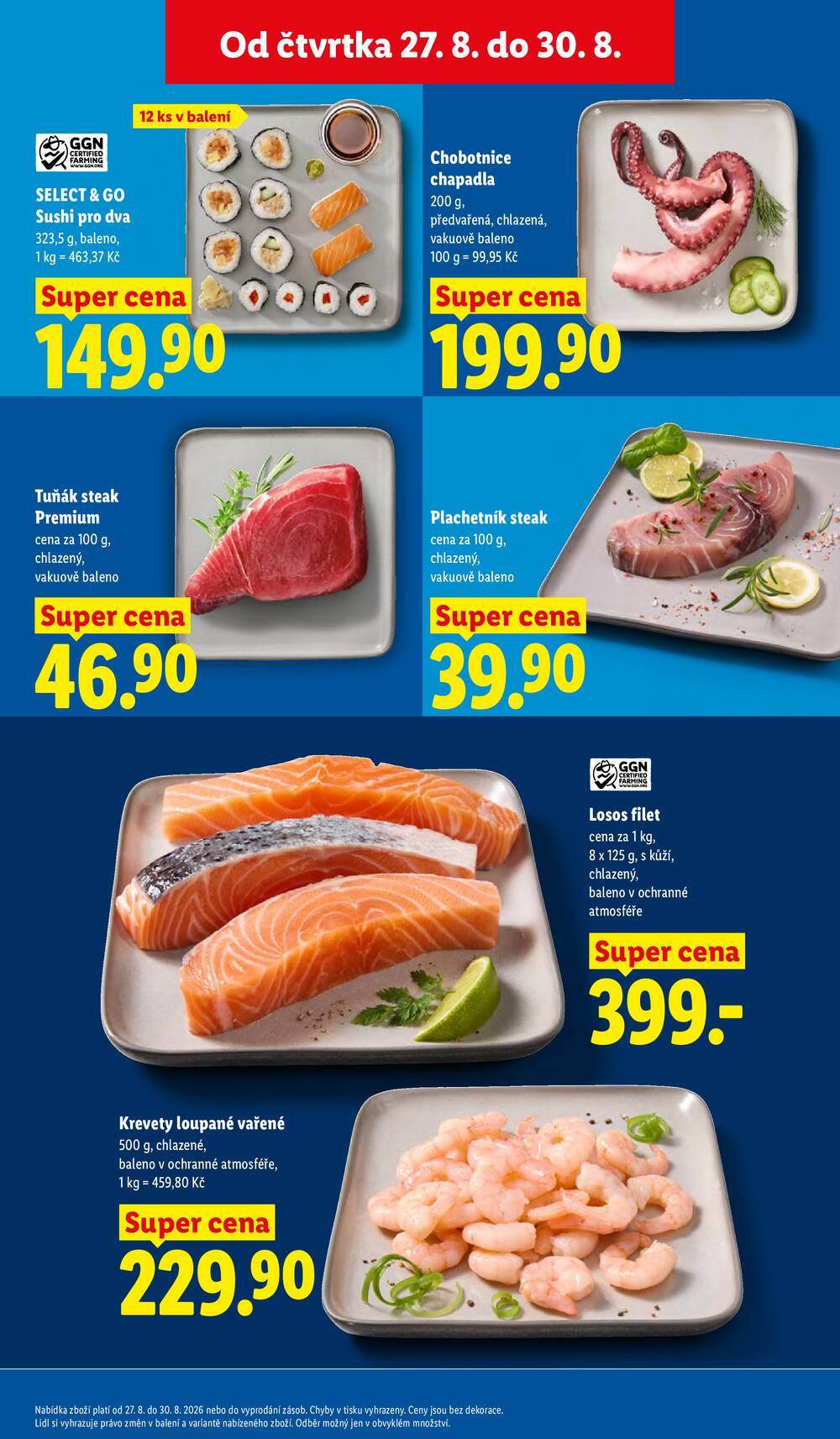 Lidl Čtvrtek od 27.8. do 30.8.2026