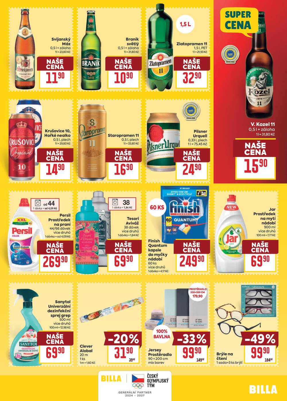 BILLA od 26.8. do 1.9.2026