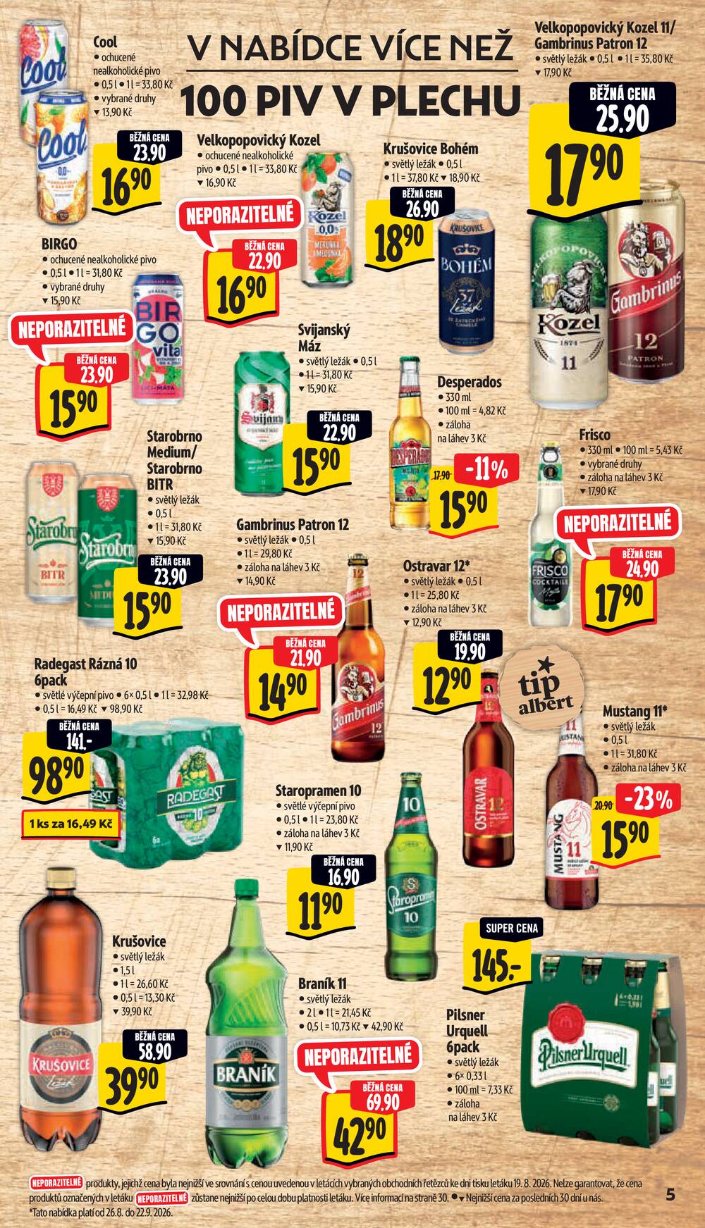 Leták Albert - Albert Hypermarket Jihomoravský od 26.8. do 1.9.2026 - strana 13 Leták Albert - Albert Hypermarket Jihomoravský od 26.8. do 1.9.2026 - strana 13