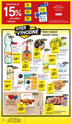 Tesco supermarkety od 26.8. do 1.9.2026