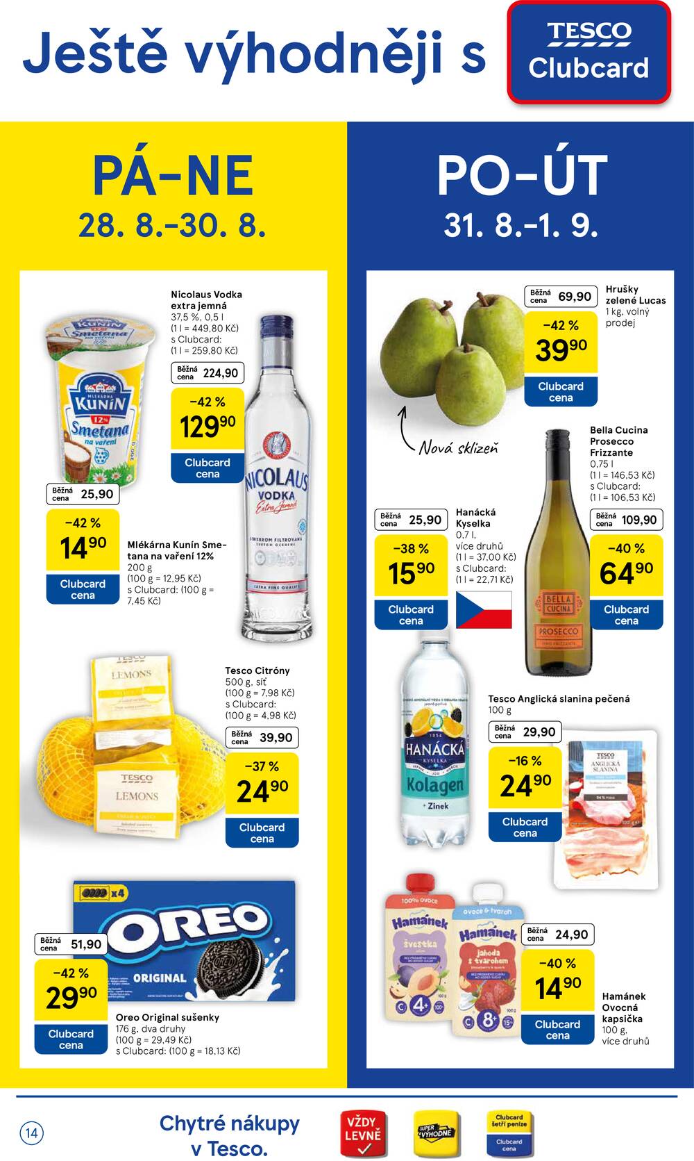 Tesco hypermarkety od 26.8. do 1.9.2026
