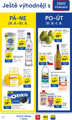 Tesco hypermarkety od 26.8. do 1.9.2026