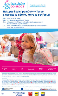 Tesco hypermarkety od 26.8. do 1.9.2026