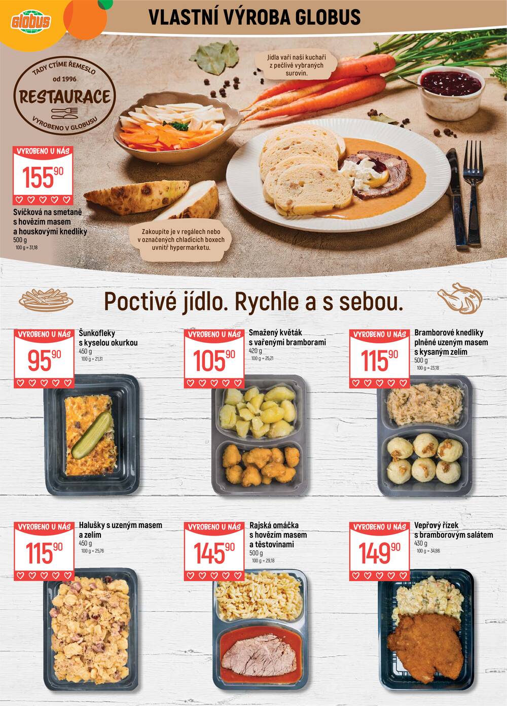 Akční leták Globus 26.8. - 1.9.2026 - Globus Praha - Centrum Černý Most